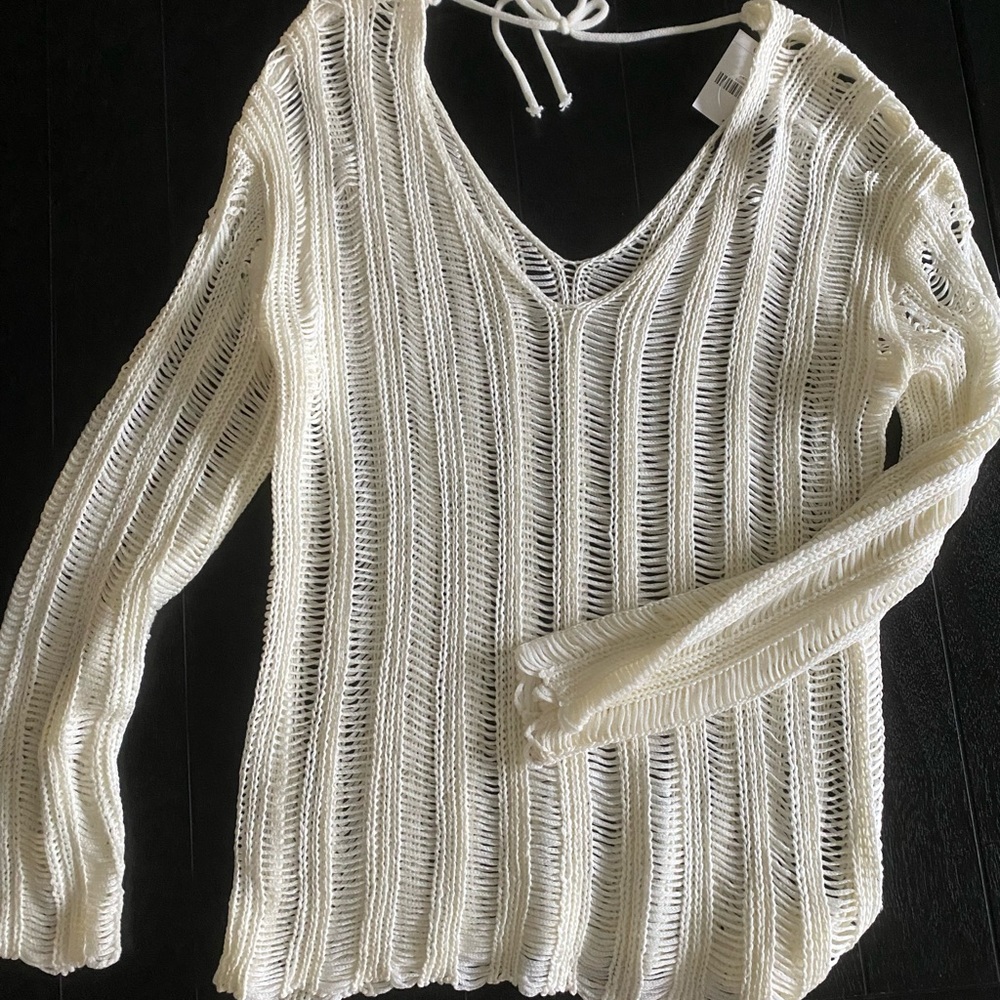 NEW! Cream knit sweater!